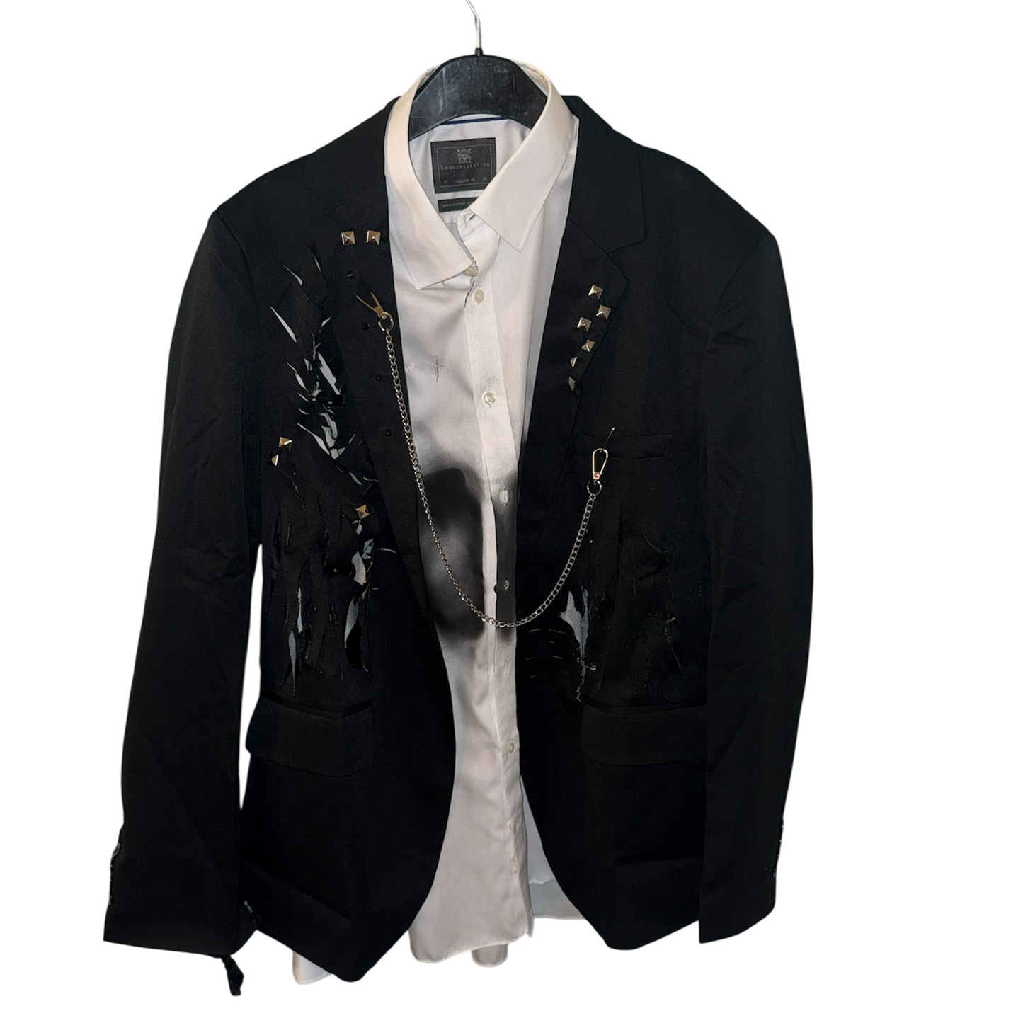 DISTRESSED BLAZER